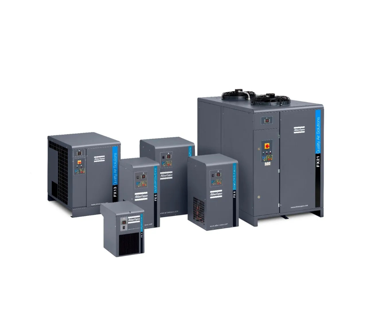 Ensemble sécheur d'air comprimé Atlas Copco CPH Industries Guadeloupe